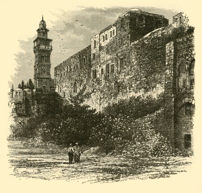 برج أنطونيا ، القدس ، 1890. بواسطة غير معروف