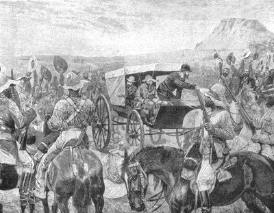 حرب الترانسفال ، 1881: الرئيس براند صنع إعلان السلام في لينغز نيك ، 1901. بواسطة غير معروف