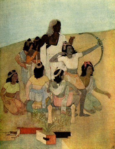 "محاكمة الأمراء" 1920. بواسطة غير معروف