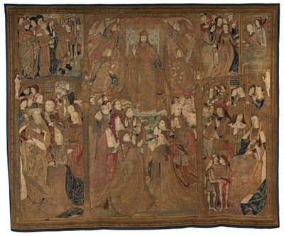 انتصار المسيح على نسيج مازارين ، ج. 1500. بواسطة غير معروف