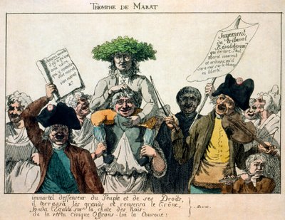 انتصار مارات ، 1793 بواسطة غير معروف