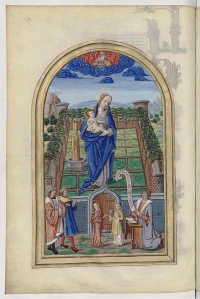 مريم العذراء. من: الأغاني الملكية على شرف العذراء في Puy dAmiens ، 1501-1600 بواسطة غير معروف
