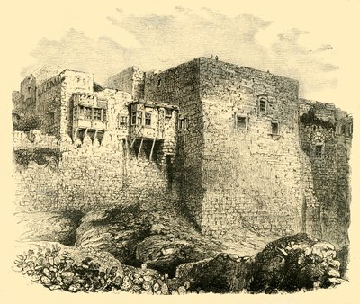 أسوار القدس ، 1890. بواسطة غير معروف
