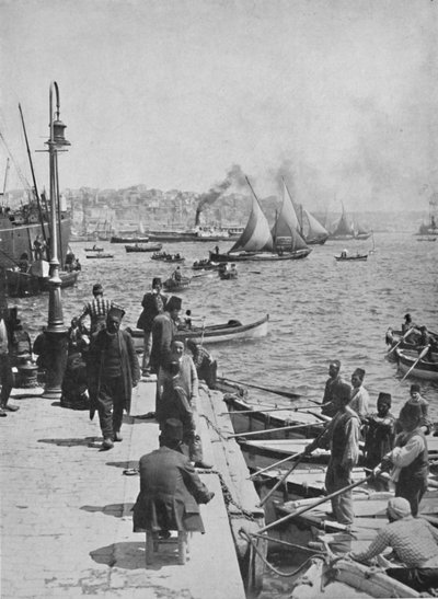الواجهة المائية في ستامبول ، مع مسافة بيرا ، 1913 بواسطة غير معروف