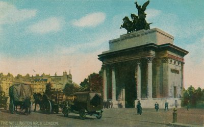 قوس ويلينغتون ، لندن ، c1910. بواسطة غير معروف