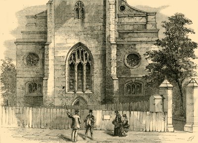 الطرف الغربي من سانت أندروز ، يعرض القوس القوطي ، c1872. بواسطة غير معروف