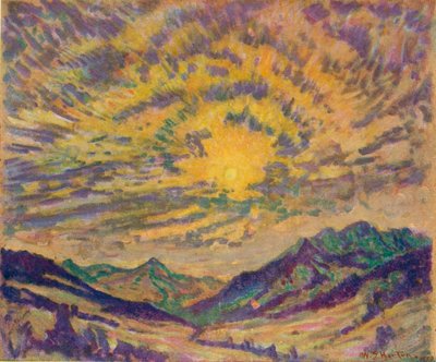 شمس الشتاء ، c1885-1925 ، 1925 بواسطة غير معروف