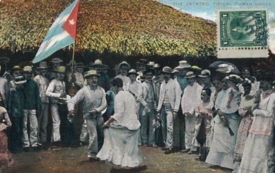 رقصة زاباتيو الكوبية ، c1910. بواسطة غير معروف