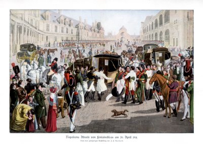 ال adieux في Fontainebleau ، فرنسا ، 20 أبريل 1814 1900 بواسطة غير معروف
