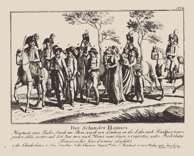 القبض على شندرهانز ، 1802. بواسطة غير معروف