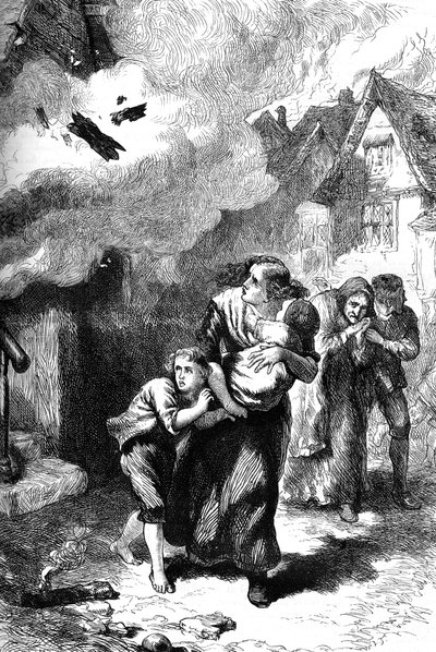 حرق نورفولك ، فرجينيا ، 1776 ج 1880 بواسطة غير معروف