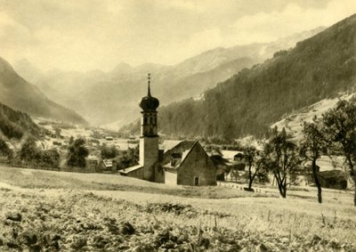 كنيسة سانكت نيكولاوس في جورتيبول ، النمسا ، c1935. بواسطة غير معروف