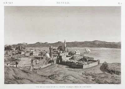 The city of Al Minya and the River Nile, Egypt بواسطة غير معروف