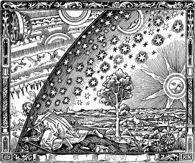 حافة النقش Flammarion من الغلاف الجوي. الأرصاد الجوية الشعبية من كاميل بواسطة Unbekannt