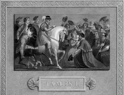 دخول جيمس الأول إلى لندن ، c1603 ، القرن التاسع عشر بواسطة غير معروف