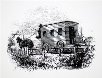 The first passenger coach built by George Stephenson بواسطة غير معروف