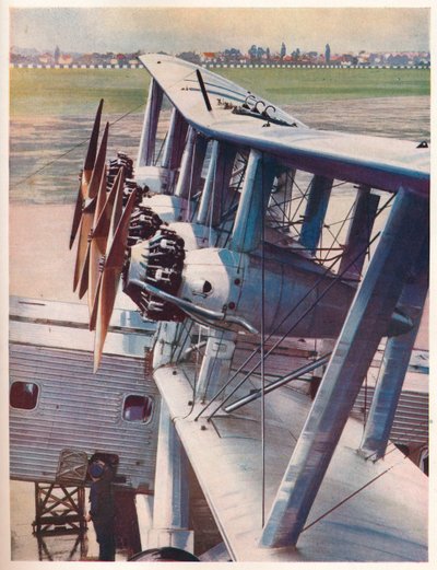 المحركات الأربعة بريستول جوبيتر للخطوط الملاحية الإمبراطورية للخطوط الجوية سيلا ، c1936 c1937 بواسطة غير معروف