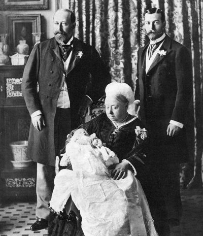 يوم التعميد المستقبلي للملك إدوارد الثامن ، 16 يوليو 1894 بواسطة غير معروف