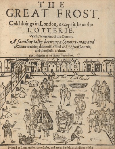 الصقيع العظيم في لندن ، 1608 بواسطة غير معروف