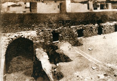 الشرفة العظيمة على criptoportico ، بومبي ، إيطاليا ، c1900s بواسطة غير معروف