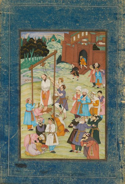 شنق الحلاج عام 922 م أواخر القرن التاسع عشر بواسطة غير معروف