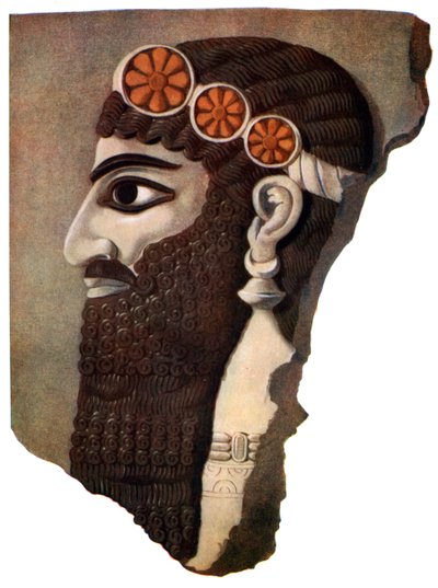 رأس كاهن آشوري أو ألوهية مجنحة ، 1933-1934 بواسطة غير معروف