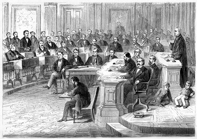 إقالة أندرو جونسون ، 5 مارس 1868 ، 1872 بواسطة غير معروف