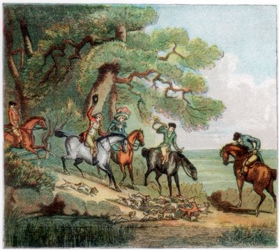 القتل ، صيد الثعالب ، 1787 1890 بواسطة غير معروف