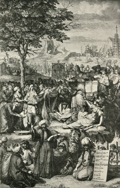 الأديان العالمية الرئيسية ، c1723 ، 1908. بواسطة غير معروف