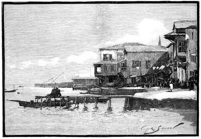 المرسى ، لارنكا ، قبرص ، 1900 بواسطة غير معروف