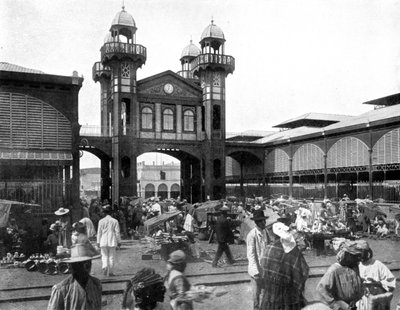 السوق ، بورت أو برنس ، هايتي ، 1926 بواسطة غير معروف