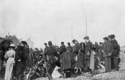 التعبئة للدفاع عن لييج ، بلجيكا ، 31 يوليو 1914 بواسطة غير معروف