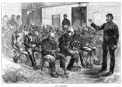 سقيفة السنديان ، سجن كليركينويل ، لندن ، 1874 بواسطة غير معروف