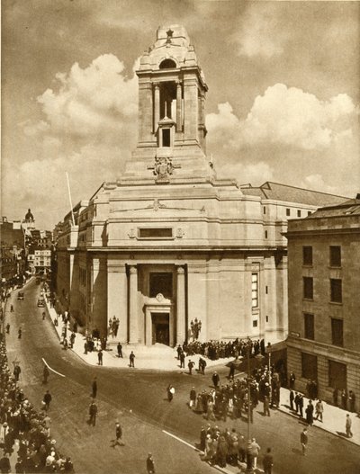 افتتاح النصب التذكاري الماسوني ، شارع جريت كوين ، لندن ، 19 يوليو 1933 ، 1935. بواسطة غير معروف