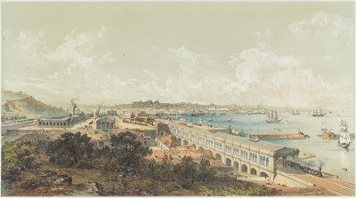 افتتاح خط سكة حديد الولاية من ليوبليانا إلى ترييستي في 27 يوليو 1857 ، 1857. بواسطة غير معروف