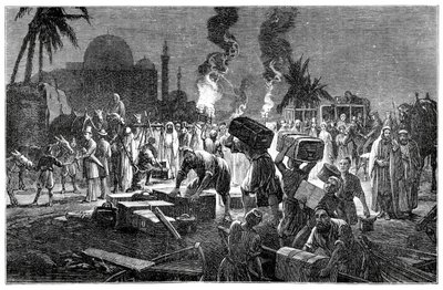 الطريق البري ، بولاق ، مصر ، 1900 بواسطة غير معروف