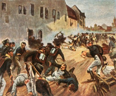اقتحام بوابة غريما ، 19 أكتوبر 1813 ، 1936. بواسطة غير معروف