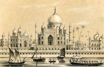 قبر السلطان المفضل لأكبر خان في أغرا ، 1847 بواسطة غير معروف
