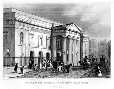 مسرح Royal Covent Garden ، وستمنستر ، لندن ، القرن التاسع عشر بواسطة غير معروف