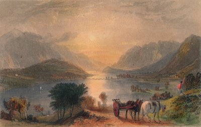 Thirlmere & Helvellen & c. من Raven Crag ، c1830s. بواسطة غير معروف