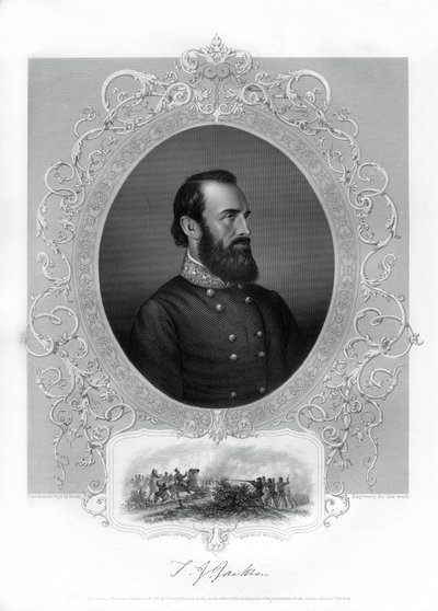 توماس جوناثان ستونوول جاكسون ، الجنرال الكونفدرالي خلال الحرب الأهلية الأمريكية ، 1862-1867 بواسطة غير معروف