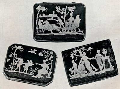 ثلاث علب بيكيه شم ، 1920. بواسطة غير معروف