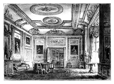 Thw White Drawing Room ، قلعة وندسور ، c1888 بواسطة غير معروف