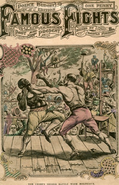 معركة توم كريبس الثانية مع مولينو ، 1811 أواخر القرن التاسع عشر أو أوائل القرن العشرين بواسطة غير معروف