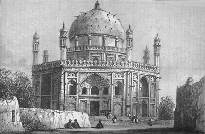 مقبرة أحمد شاه ، المجاورة للقلعة ، قندهار ، c1880 بواسطة غير معروف