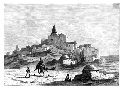 مقبرة يونان ، بالقرب من المسجد ، على التلة الاصطناعية النبي يونس ، نينوى ، آشور ، c1890 بواسطة غير معروف