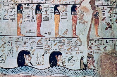 مقبرة سيثي الأول ، وادي الملوك ، مصر ، القرن الثالث عشر قبل الميلاد بواسطة غير معروف