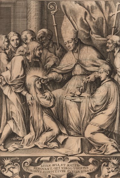 يؤكد توريبيو ألفونسو موغروفجو تأكيد روز ليما ، 1670. بواسطة غير معروف
