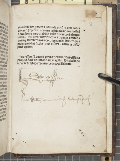 Tractat [لنا] sancti Augustini ، كتبها Augustine of Hippo (قلم وحبر على ورق) بواسطة غير معروف