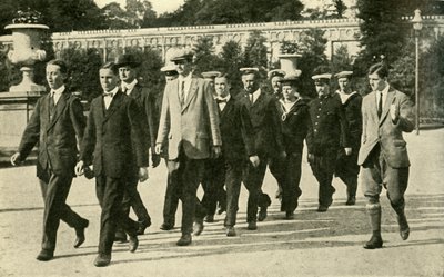 تدريب المجندين في احتياطي المتطوعين في البحرية الملكية ، الحرب العالمية الأولى ، 1914 ، c1920. بواسطة غير معروف
